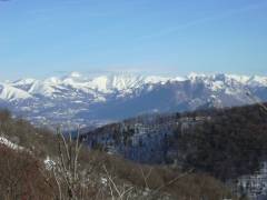 Panorama delle Alpi dal Monte Piambello