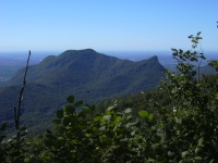 Il massiccio Minisfreddo - Poncione ripreso dal Monte Piambello