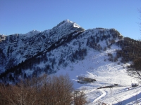 Monte Tamaro in Inverno, visto dall'Alpe Neggia